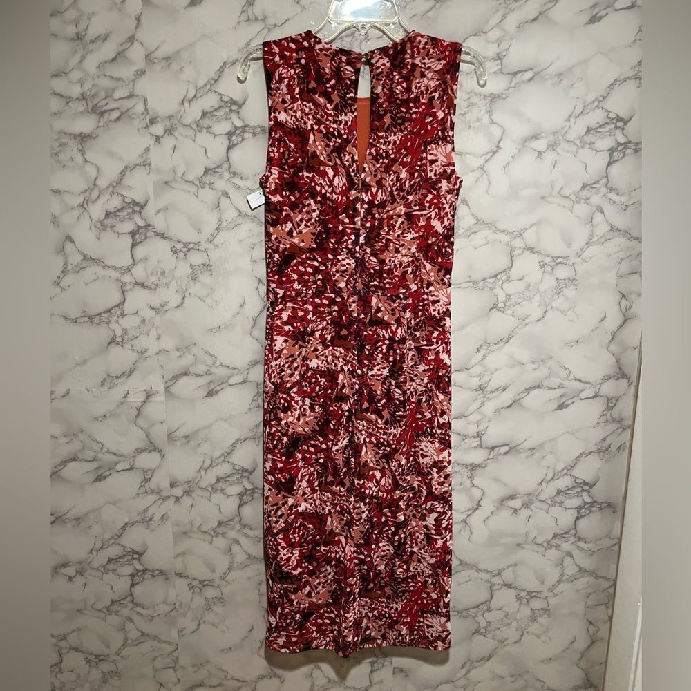 Vince Camuto Ruched Mesh Bodycon Dress - Picture 10 of 12